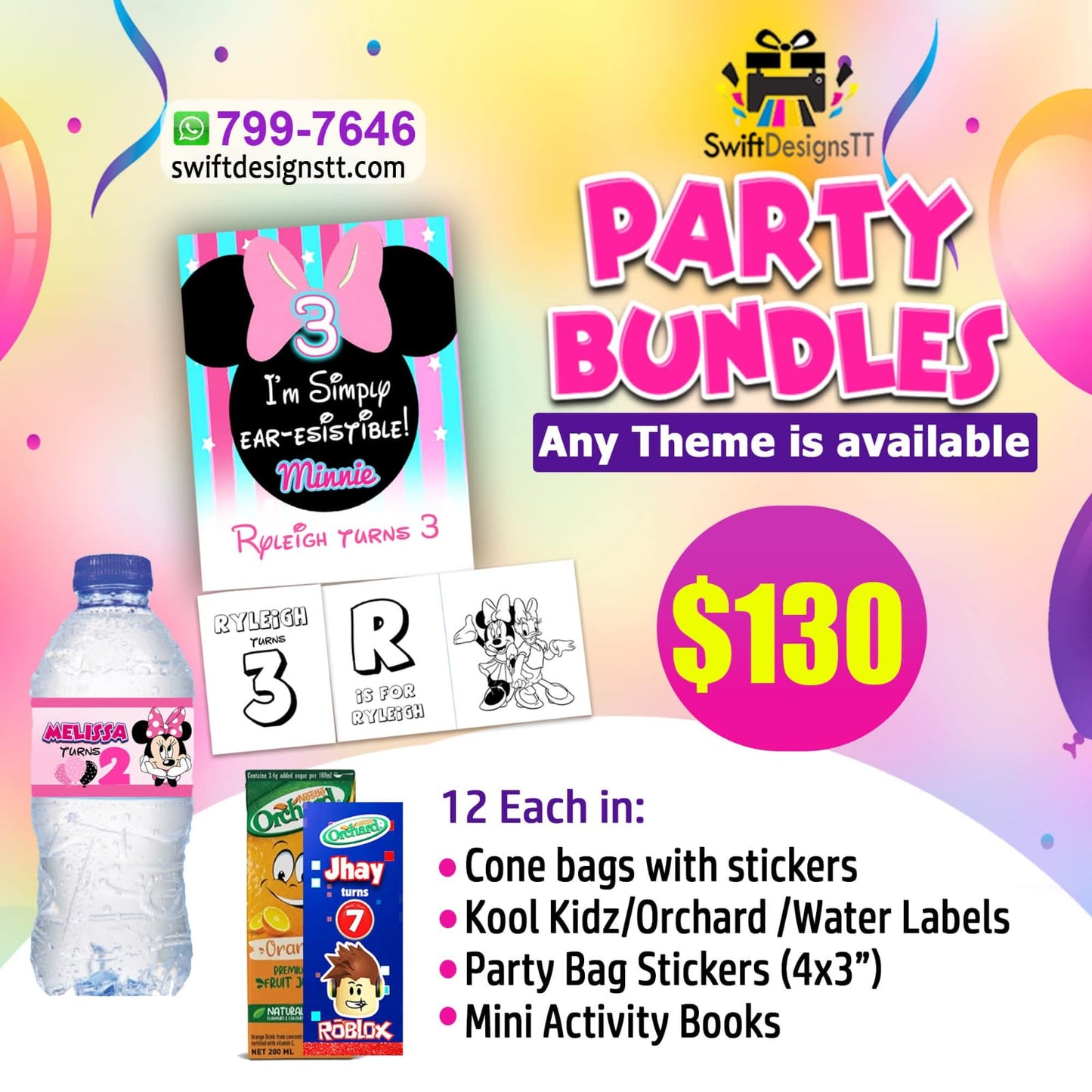 Party Bundle $130