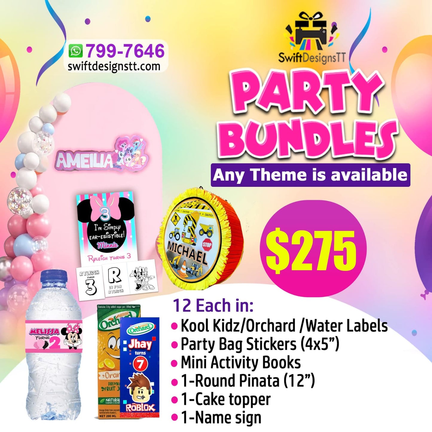 Party Bundle $275