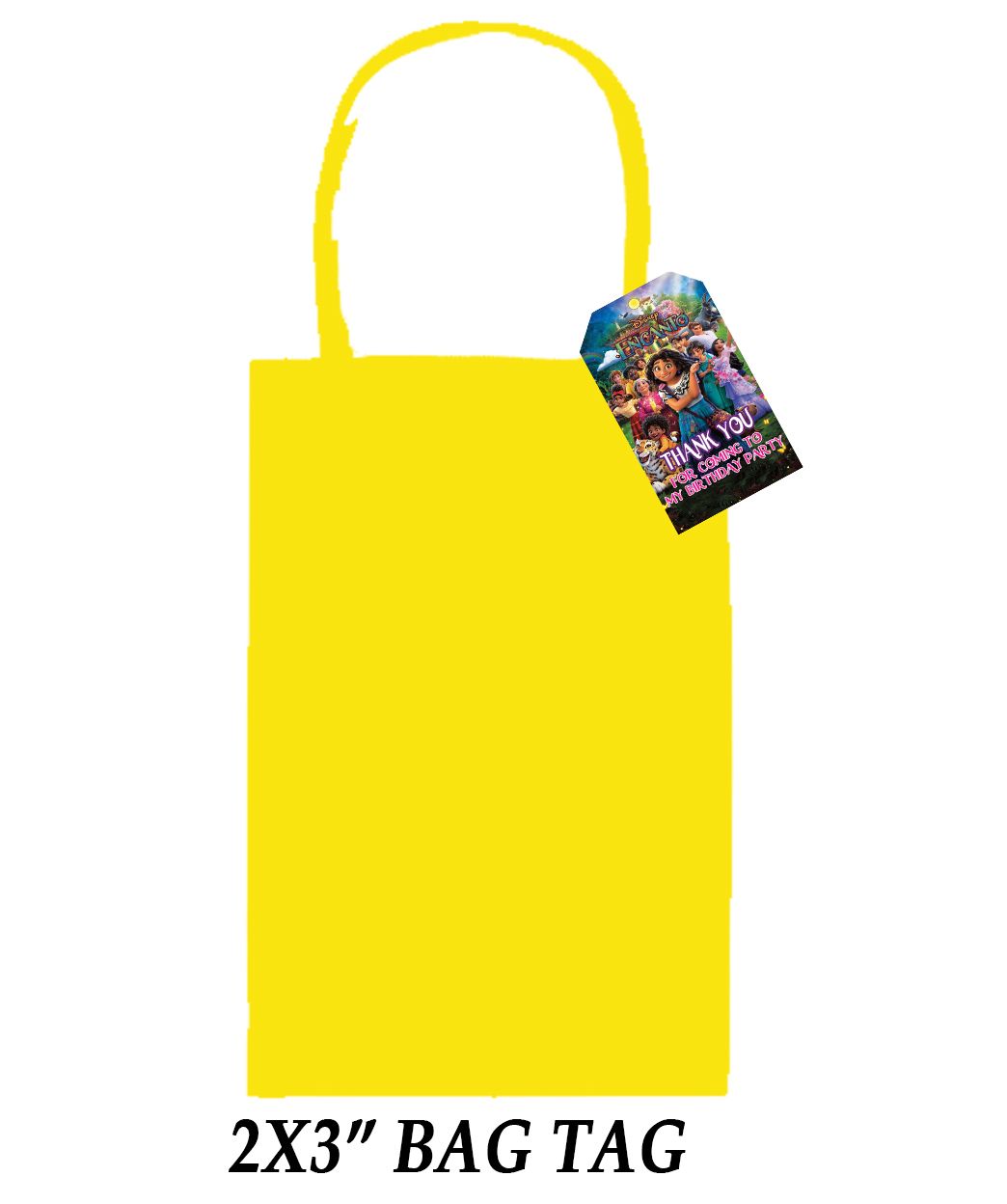 Custom Party Bags with Personalized Stickers