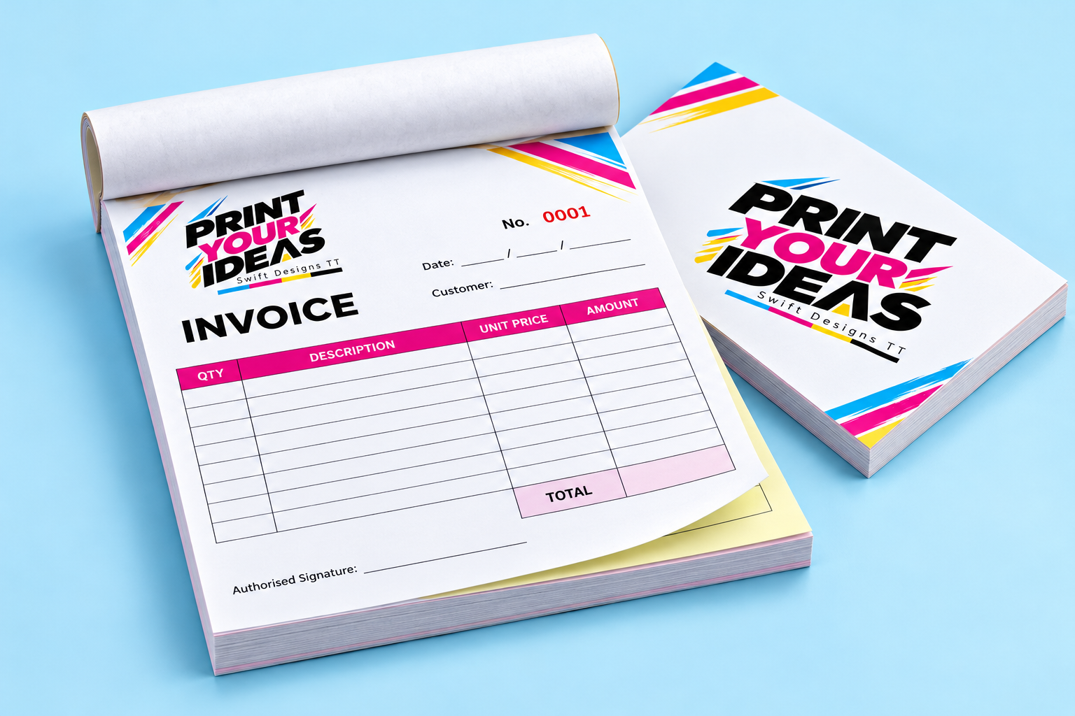 Print Your Ideas invoice books