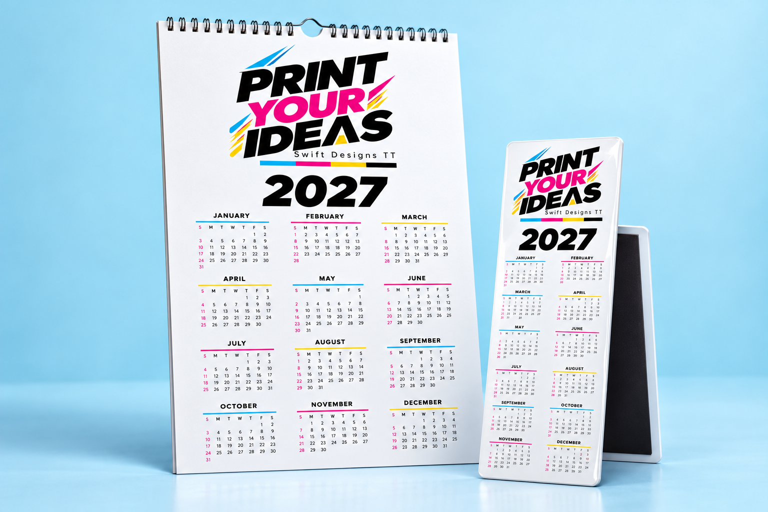 Print Your Ideas 2027 business calendars