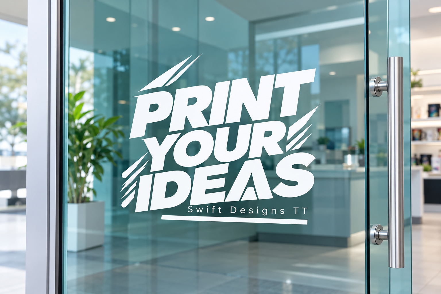 Print Your Ideas vinyl decals for glass