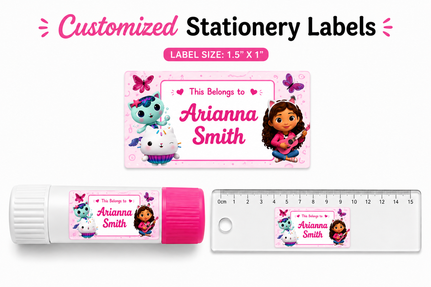 Stationery Labels (Small Labels) 50PCS