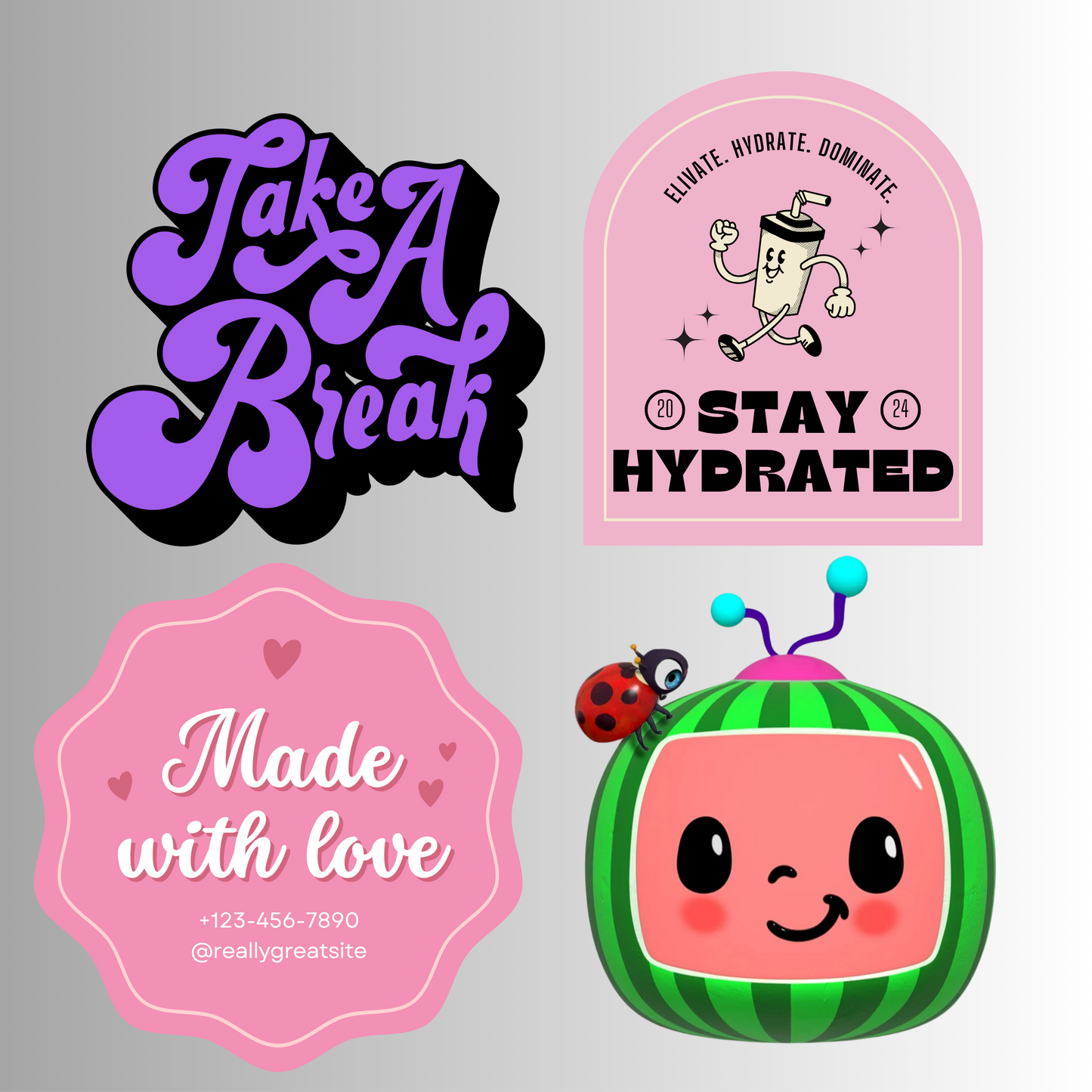 Customized Die Cut Stickers