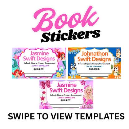 Customized Books Labels