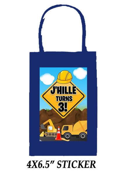 Custom Party Bags with Personalized Stickers