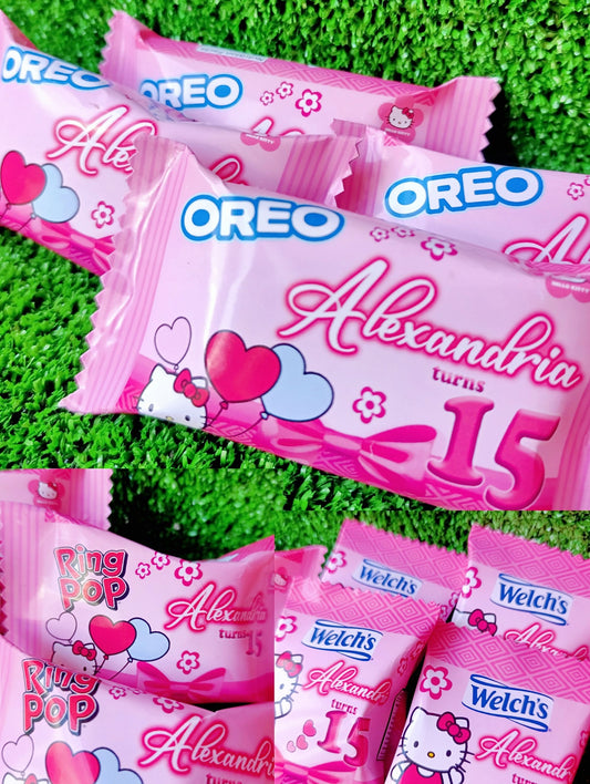 Snacks with Personalized Wrappers