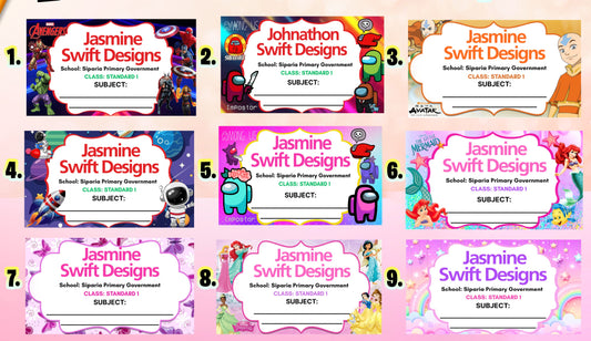 Customized Books Labels