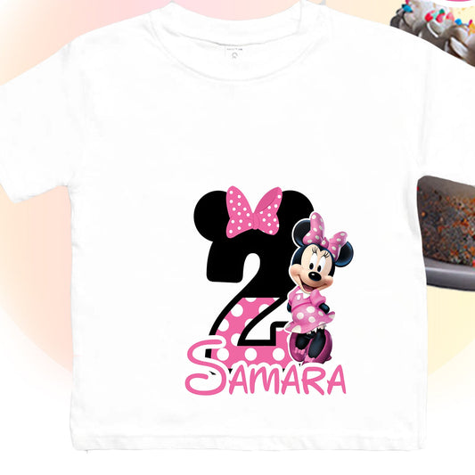 Personalized Kids Birthday Tees (Cotton)